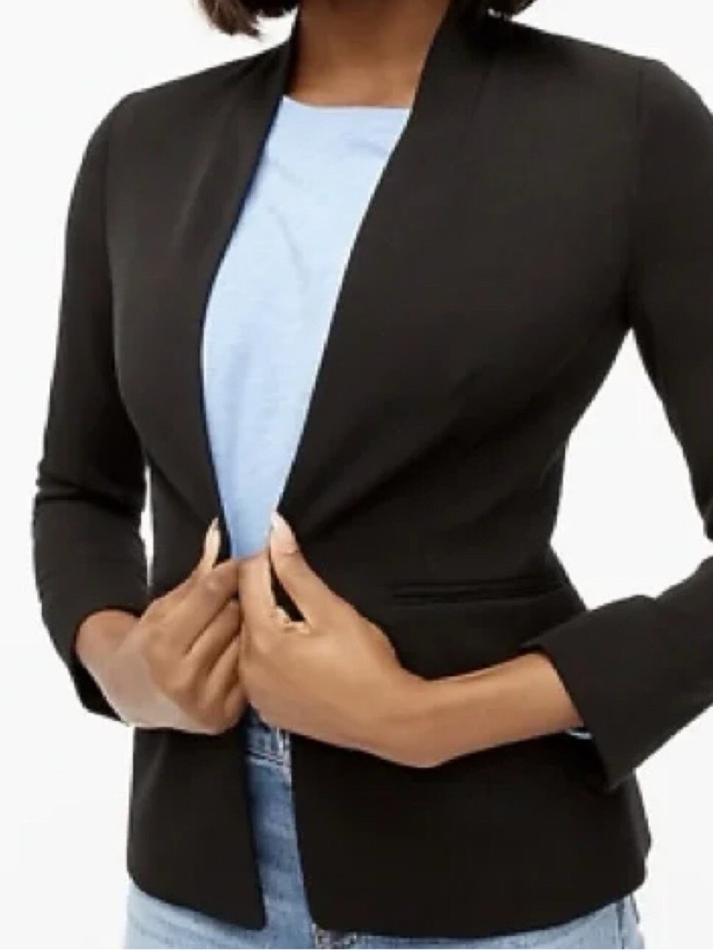 J. Crew Factory - Like New Black Broadway Blazer Suit Jacket - Size 4